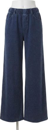 Z Supply Entourage Knit Denim Pant In Indigo
