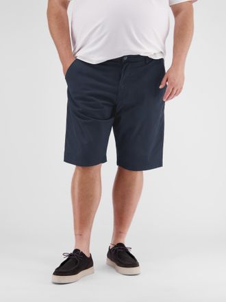Lerros Bermudas LERROS LERROS Herren Chino-Bermuda in &Uuml;bergr&ouml;ssen, Herren, Gr. 42, extraweit, blau (classic navy), 98% Baumwolle, 2% Elasthan, Hosen Bermudas
