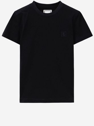 Wooyoungmi Camiseta de algod&oacute;n con estampado en la espalda de Wooyoungmi
