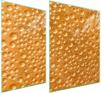 OEM Placa Protectora De Vidrio Para Estufa 70x52 Gotas