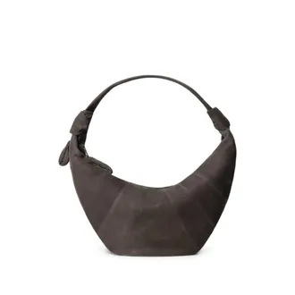 Christophe Lemaire Fortune Croissant Bag In Alpaca Nubuck