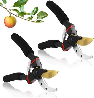 OEM Tijeras De Podar De Jard&iacute;n (2 Unidades), Cortadoras De Ramas, Herramientas De Jardiner&iacute;a, Tijeras De Jard&iacute;n De Acero Sk5, Di&aacute;metro De Corte De 20 Mm, 
