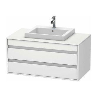 Duravit Ketho M&oacute;dulo Mural 6755, 2 Cajones, 1000mm, Para Lavabo - Duravit