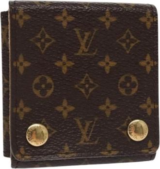 Louis Vuitton Pre-owned Wallets, female, Brown, Size: ONE SIZE Pre-owned Canvas Wallet