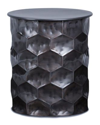 Simpli Home Whitney Industrial 17In Metal Storage Accent Side Table