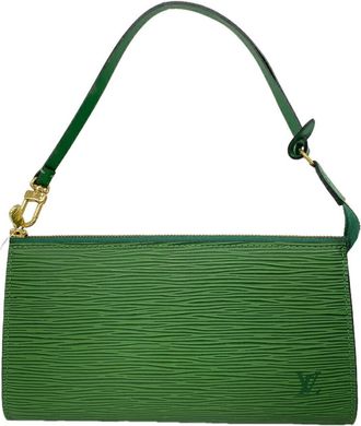 Louis Vuitton Borneo Green Pouch (Pre-Owned)