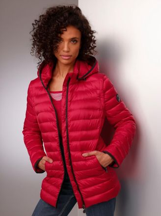 Cr&eacute;ation L Daunenjacke CREATION L PREMIUM, Damen, Gr. 38, rot, 55% Polyester, 45% Polyamid, Wattierung:90% Daunen, 10% Federn, unifarben, Jacken Daunenjacke