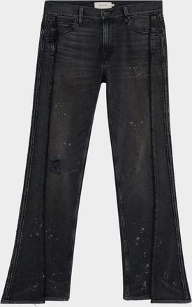 Hudson Mens Walker Reconstructed Kick Flare Jeans
