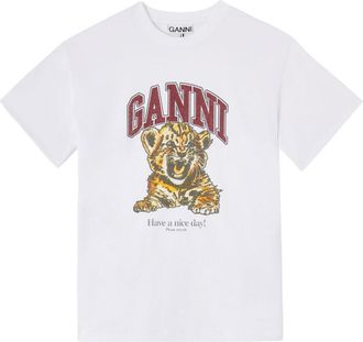 Ganni T Shirt With Logo