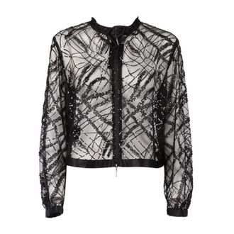 Emporio Armani Mujer, Chaquetas, Negro, Talla: S