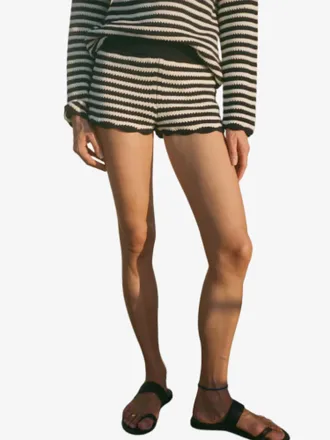 Ciao Lucia Fava Knit Short In Stripe