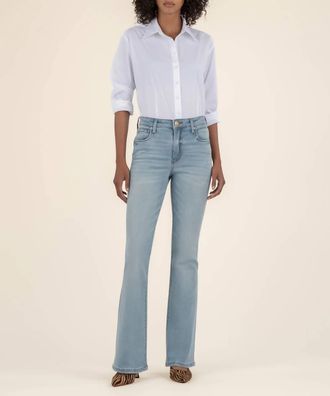 Kut from the Kloth Ana High Rise Fab Ab Flare Jeans In Fun