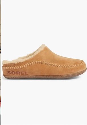 Sorel Mens Falcon Slipper In Chestnut