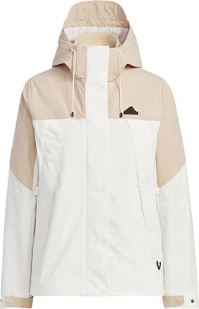 adidas (WMNS) adidas City Escape 3-In-1 Jacket Asia Sizing Beige White JE8589