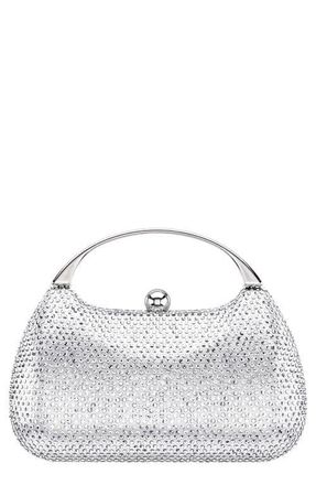 Nina Brando Clutch in Silver Met at Nordstrom