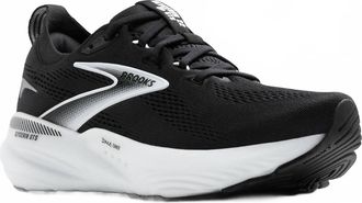 Brooks Womens Glycerin Gts 22 Shoes In Black/grey/white