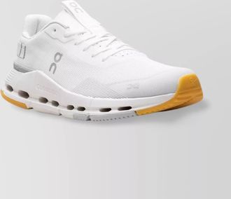 On mesh low-top sneakers