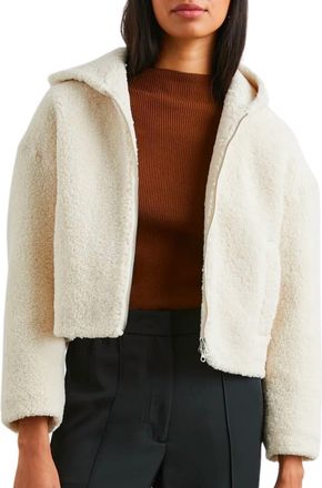 Rails Fabi Jacket In Ivory Teddy