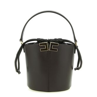 Elisabetta Franchi Logo Bucket Bag