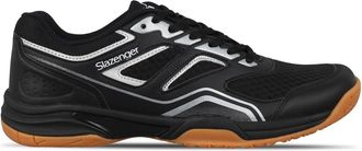 Slazenger Mens Indoor Trainers Black/Blue UK 10.5 (44.5)