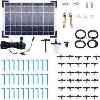 Elle Sistema De Riego Solar Autom&aacute;tico Trywise Con 10 Modos De Temporizador, Sistema De Riego Solar Multifuncional De Alta Eficiencia, 9v 5w
