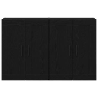 vidaXL Vidaxl - Mueble De Pared 2 Pcs Madera Vieja 160 X 34 X 90 Cm