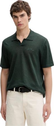 Les Deux Signature Knit Polo - Heren - Polos - Groen - XL - Katoen - Tops