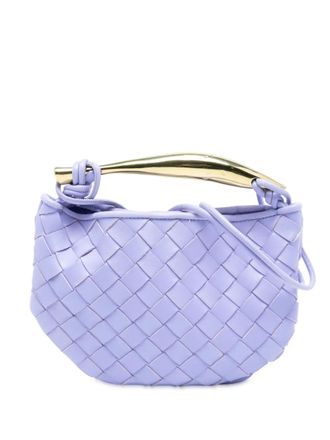 Bottega Veneta 2012-2025 Baby Lambskin Intrecciato Sardine satchel - women - Lambskin - One Size - Purple