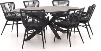 Intenso Furniture Intenso Asti/Fidenza ovaal 180cm dining tuinset 7-delig