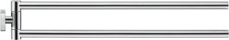Duravit Duravit - Toallero Karree 45cm, 2 Brazos, Cromo, 0099581000