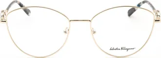 Ferragamo SF2220R Eyeglasses - Gold