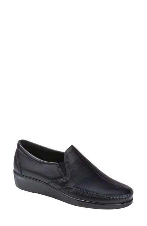 Black SAS Leather Slip-On Shoes: Shop up to −50% | Stylight display picture 1