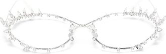 Yvmin Crystal-embellished Cat-eye Sunglasses