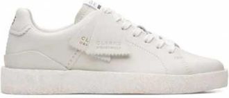 Clarks Tormatch Sneakers - Dames - Sneakers - Wit - 37 EU - Leer - Schoenen
