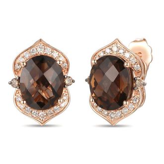 Le Vian Ladies Vivids Earrings set in 14K Strawberry Gold