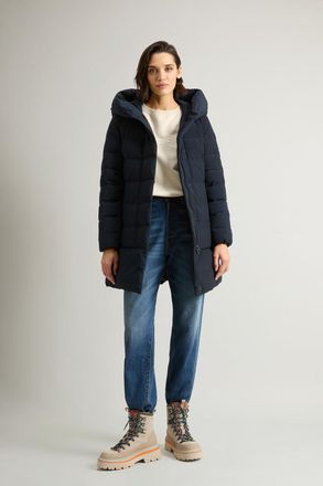 Woolrich dames Dikke Prescott Parka van Urban Touch Blauw Grootte XXL