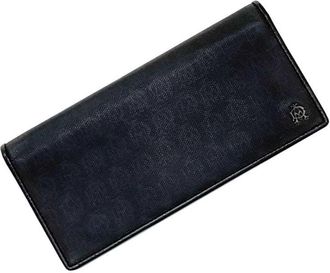 Dunhill Black Leather Long Wallet (Bi-Fold) (Pre-Owned)