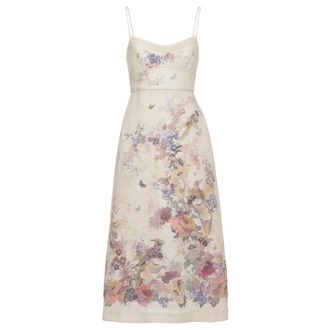 Zimmermann Midi Dresses, female, Multicolor, Size: 3XL Alchemy Midi Dress
