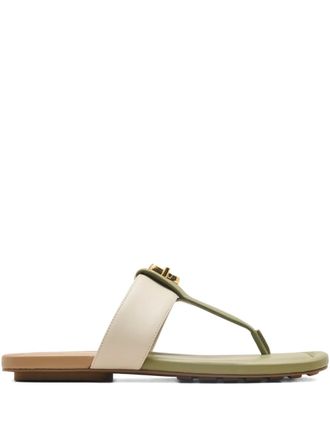 Marc Jacobs The Colorblock leather sandals - women - Calf Leather/Rubber/Leather - 41 - Green