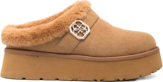 Guess Co 45mm Dolmana platform mules - women - Polyester/Polyester/Rubber - 41 - Brown