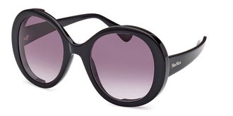Max Mara MM0074 RENEE 01B Womens Sunglasses Black Size 54