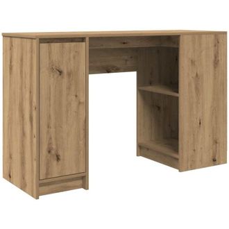 vidaXL Desk Artisan Oak 120x42x76 cm Engineered Wood vidaXL