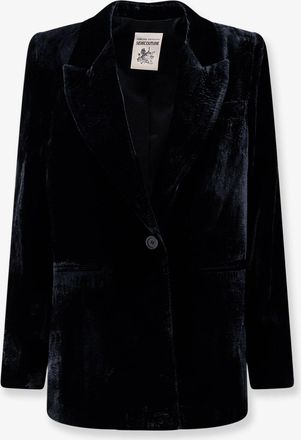 Semicouture Blazer monopetto in velluto - SEMICOUTURE - gender_Woman