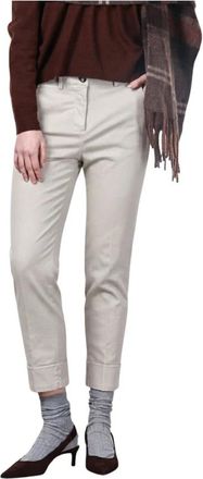 Mason's New York Carrot - Dames - Vrijetijds broeken - Beige - 2XS - Katoen - Broeken