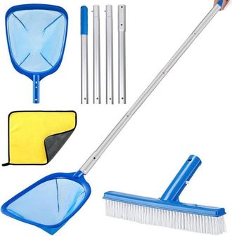 OEM Cazador De Hojas - Cazador Telesc&oacute;pico De Aluminio - 180 Cm - Para Piscina Spa Estanque Y Piscina Hinchable - 1 Unidad