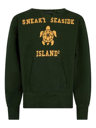 Dsquared2 Crew Neck Sweatshirt with Graphic Motif