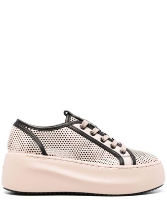 スニーカー VIC MATIE Women Sneakers 1G3010DV14BQ0B014 Black Leather sneakers - VIC MATIE' - Ginevra calzature