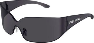 Balenciaga BB0421S 001 Mens Sunglasses Grey Size 99