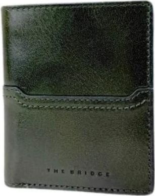 The Bridge Iacopo Card Case - Heren - Portefeuilles - Groen - ONE Size - Leer - Accessoires