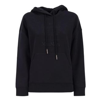 Max Mara Dames, Sweatshirts & Hoodies, Blauw, Maat: S Katoen